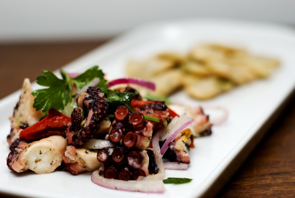 Octopus salad