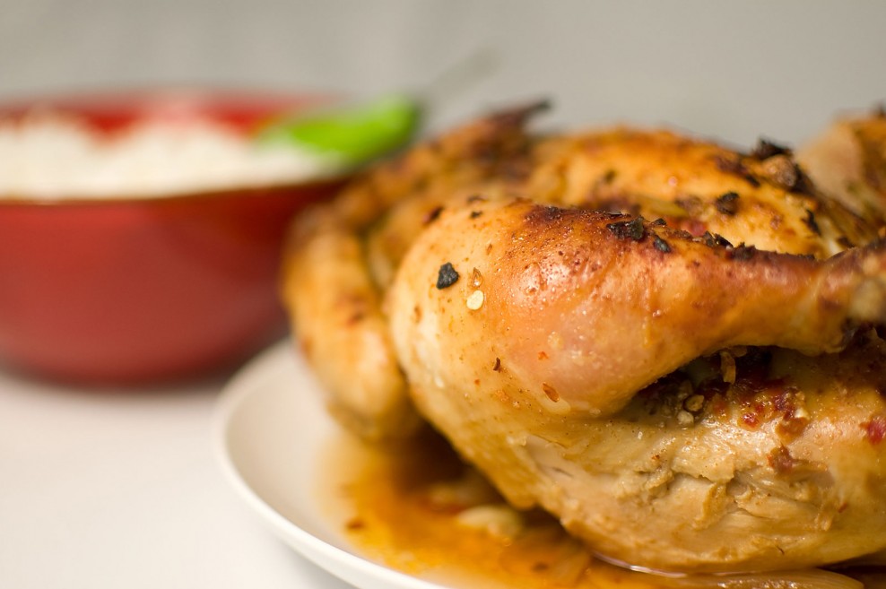 Thai spiced roasted chicken